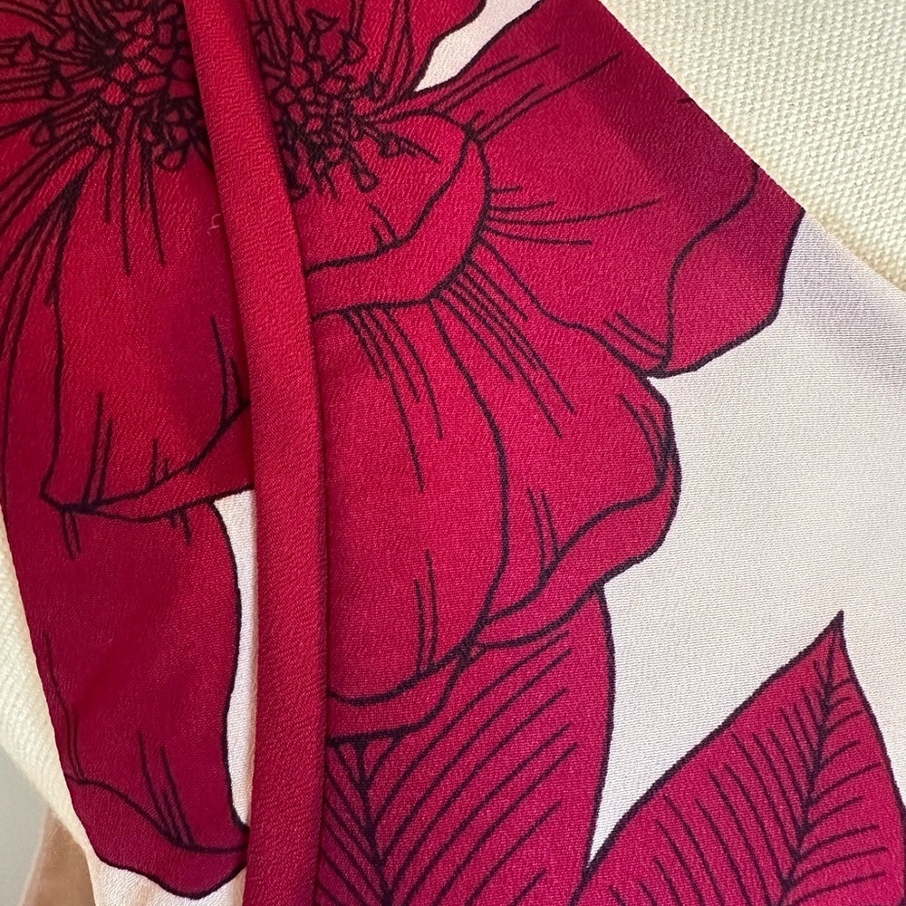 Banana Republic Red and White Floral Dress - Picture 4 of 6